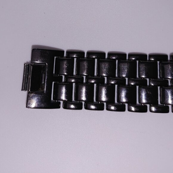 Men's Lava Iron Metal LED Faceless Bracelet Wrist Watch - Picture 8 of 10